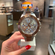  Shop Authentic Fossil Bannon Multifunction Brown Dial Two Tone Steel Strap Watch for Men - BQ2502 - Luxxuri