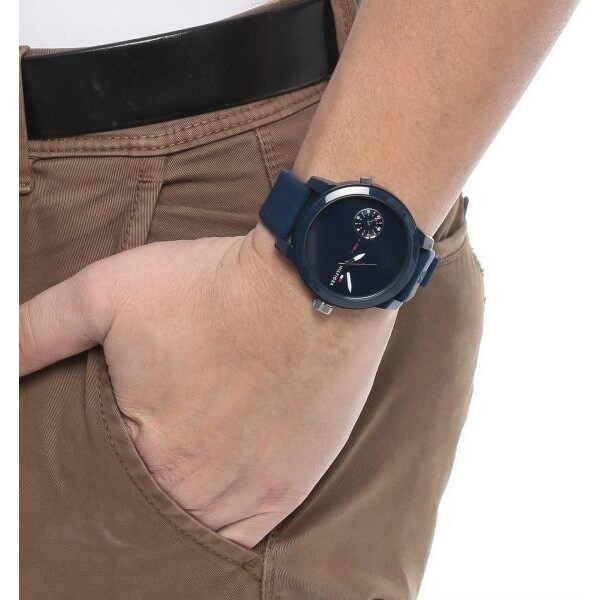 Shop Authentic Tommy Hilfiger Denim Quartz Blue Dial Blue Rubber Strap Watch for Men - 1791325 - Luxxuri