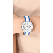  Shop Authentic Marc Jacobs Rock Chronograph White Dial Two Tone Silicone Strap Watch for Women - MBM2594 - Luxxuri
