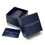 Shop Authentic Tommy Hilfiger Troy Chronograph Black Dial Black Leather Strap Watch For Men - 1792110 - Luxxuri