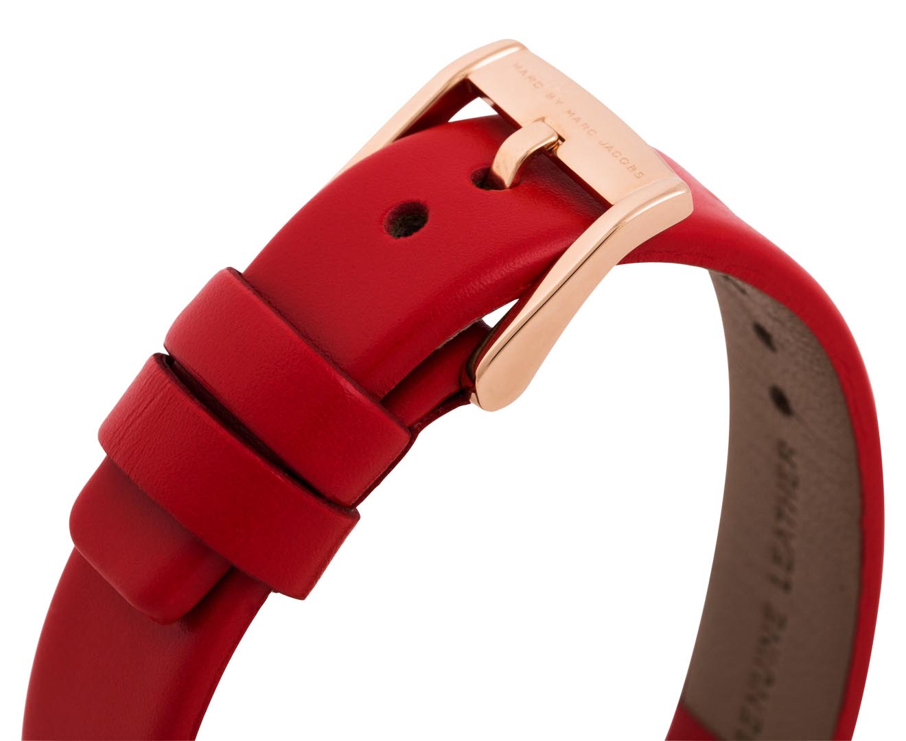  Shop Authentic Marc Jacobs Henry Skeleton Red Dial Red Leather Strap Watch for Women - MBM1338 - Luxxuri