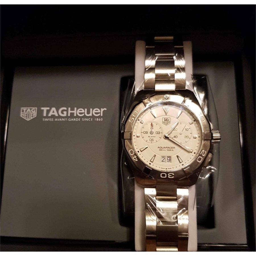  Shop Authentic Tag Heuer Aquaracer White Dial Watch for Men - WAY111Y.BA0928 - Luxxuri