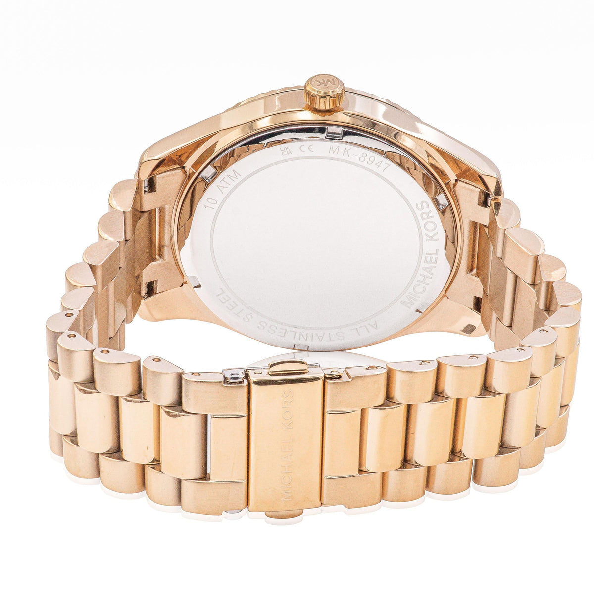  Shop Authentic Michael Kors Lexington Quartz Gold Dial Gold Steel Strap Watch For Men - MK8947 - Luxxuri