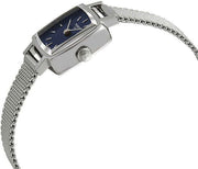  Shop Authentic Tissot Lovely Square Blue Dial Silver Mesh Bracelet Watch For Women - T058.109.11.041.00 - Luxxuri
