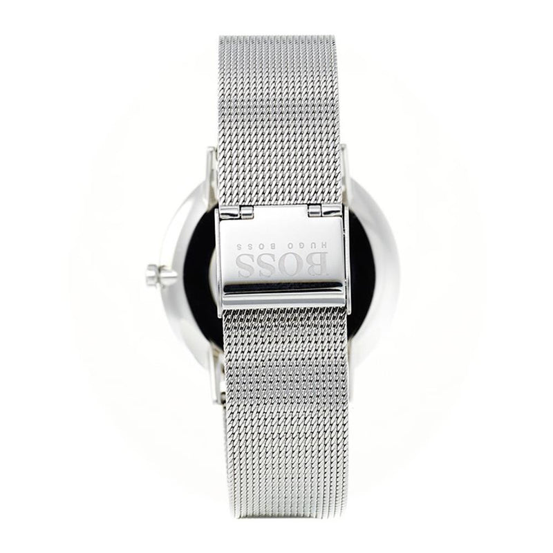  Shop Authentic Hugo Boss Jackson Quartz Black Dial Silver Mesh Bracelet Watch For Men - 1513514 - Luxxuri