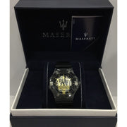  Shop Authentic Maserati Potenza Automatic Black Dial Black Leather Strap Watch For Men - R8821108036 - Luxxuri