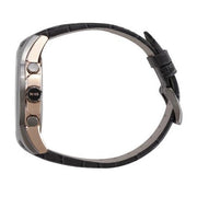  Shop Authentic Hugo Boss Onyx Chronograph Grey Dial Black Leather Strap Watch For Men - HB1513366 - Luxxuri