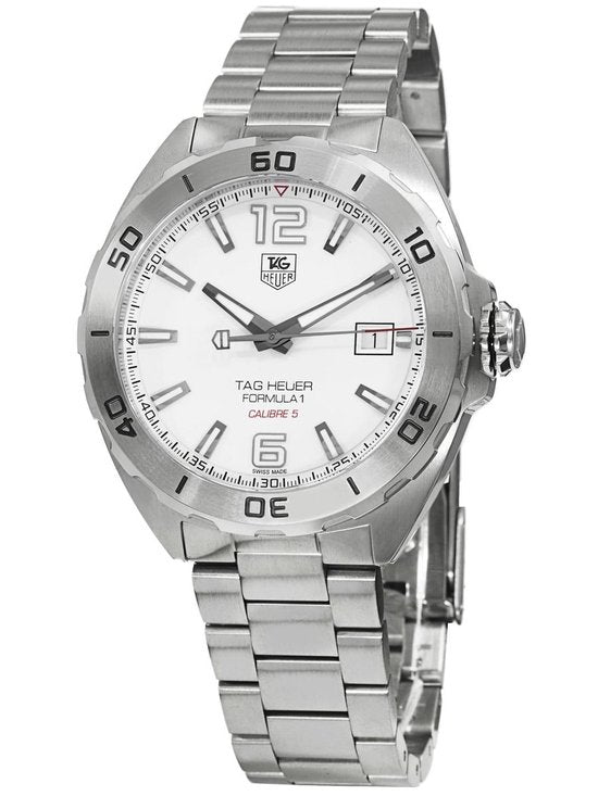  Shop Authentic Tag Heuer Formula 1 White Dial Watch for Men - WAZ2114.BA0875 - Luxxuri