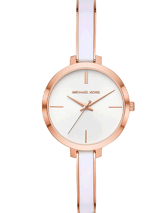  Shop Authentic Michael Kors Jaryn Analog White Dial Two Tone Steel Strap Watch For Women - MK4342 - Luxxuri