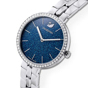  Shop Authentic Swarovski Cosmopolitan Blue Dial Silver Steel Strap Watch for Women - 5517790 - Luxxuri
