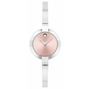  Shop Authentic Movado Bela Museum Pink Dial Silver Steel Strap Watch For Women - 0606596 - Luxxuri