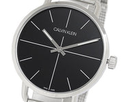  Shop Authentic Calvin Klein Even Black Dial Silver Mesh Bracelet Watch for Women - K7B23121 - Luxxuri