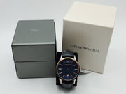  Shop Authentic Emporio Armani Renato Analog Blue Dial Blue Leather Strap Watch For Men - AR11188 - Luxxuri