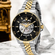  Shop Authentic Maserati SFIDA Automatic Skeleton Black Dial Two Tone Steel Strap Watch For Men - R8823140010 - Luxxuri