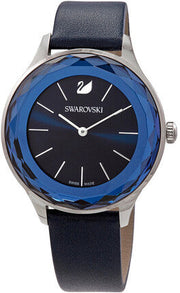  Shop Authentic Swarovski Octea Nova Blue Dial Blue Leather Strap Watch for Women - 5295349 - Luxxuri