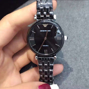  Shop Authentic Emporio Armani Ceramica Black Dial Black Ceramic Strap Watch For Women - AR1487 - Luxxuri