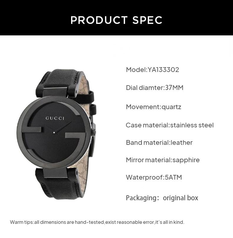  Shop Authentic Gucci Interlocking G Black Dial Watch For Women - YA133302 - Luxxuri