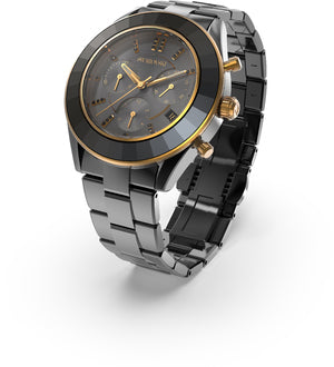  Shop Authentic Swarovski Octea Lux Sport Black Dial Black Steel Strap Unisex Watch - 5610472 - Luxxuri