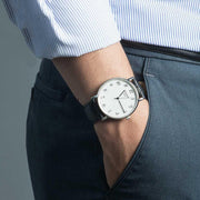  Shop Authentic Tissot Everytime Desire Medium White Dial Black Leather Strap Watch For Men - T109.410.16.032.00 - Luxxuri