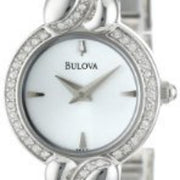  Shop Authentic Bulova Crystal Pendant Silver Dial Silver Steel Strap Watch for Women - 96X111 - Luxxuri