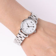  Shop Authentic Marc Jacobs Baker White Dial Silver Steel Strap Watch for Women - MBM3246 - Luxxuri