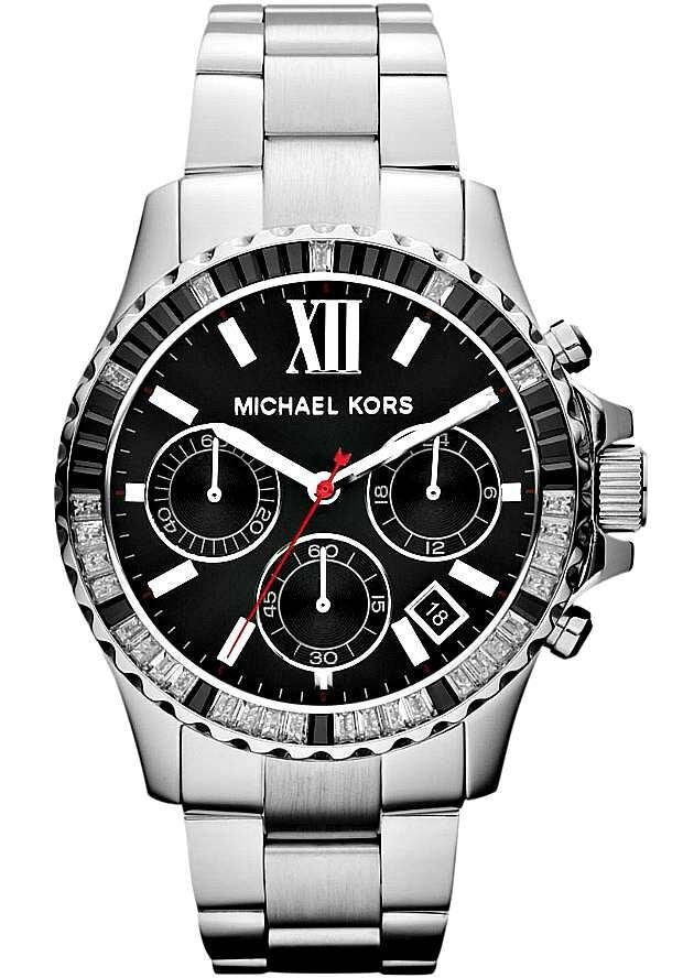  Shop Authentic Michael Kors Everest Chronograph Black Dial Silver Steel Strap Watch For Women - MK5753 - Luxxuri