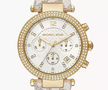 Shop Authentic Michael Kors Tibby Multifunction Silver Dial White Leather Strap Watch For Women - MK6967 - Luxxuri