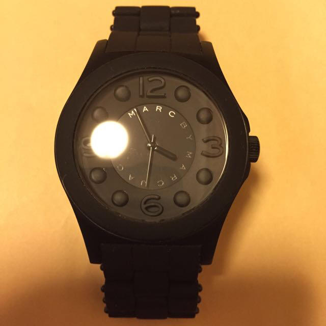 Shop Authentic Marc Jacobs Pelly Black Dial Black Silicone Strap Watch for Women - MBM2531 - Luxxuri