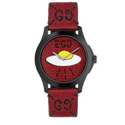  Shop Authentic Gucci G Timeless Ghost Red Dial Red Leather Strap Watch For Men - YA1264023 - Luxxuri