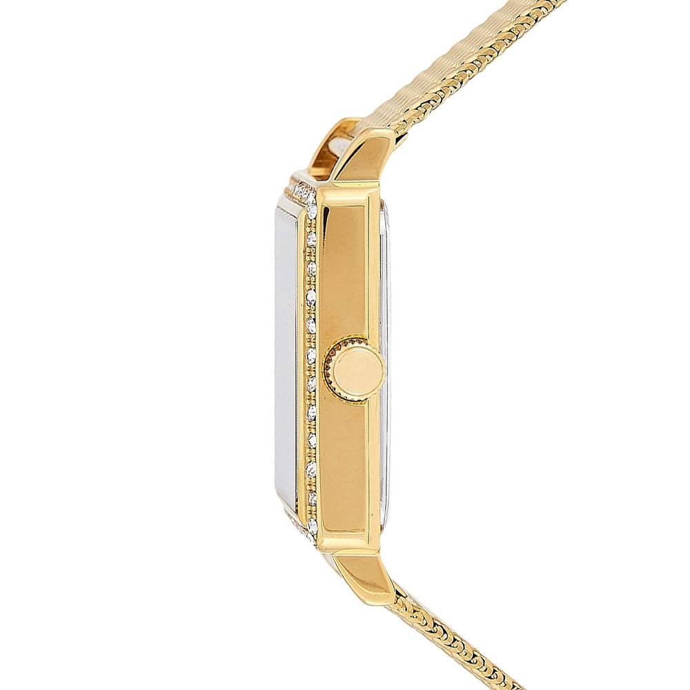  Shop Authentic Guess White Dial Gold Mesh Bracelet Watch For Women - W0826L2 - Luxxuri