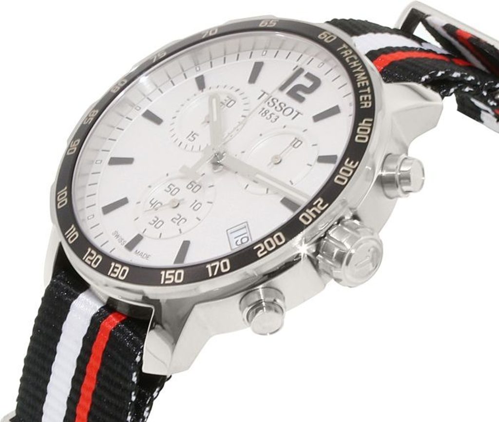  Shop Authentic Tissot T Sport Quickster Chronograph NATO Watch For Men - T095.417.17.037.01 - Luxxuri