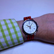  Shop Authentic Tissot Quickster Chronograph NBA Chicago Bulls White Dial Red NATO Strap Watch For Men - T095.417.17.037.04 - Luxxuri