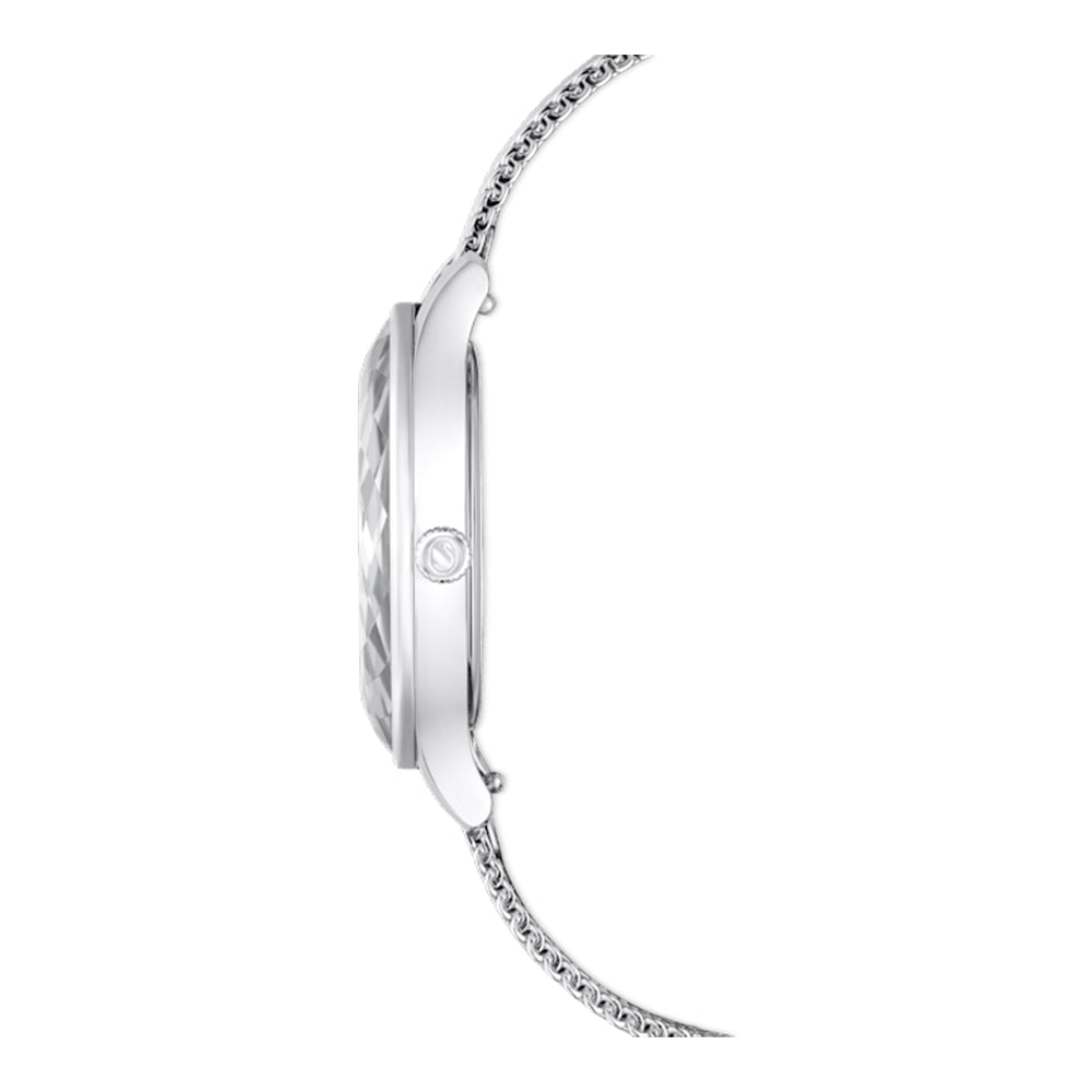  Shop Authentic Swarovski Octea Nova Silver Dial Silver Mesh Strap Watch for Women - 5650039 - Luxxuri