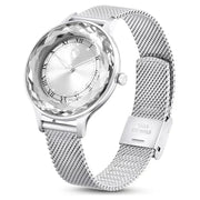  Shop Authentic Swarovski Octea Nova Silver Dial Silver Mesh Strap Watch for Women - 5650039 - Luxxuri