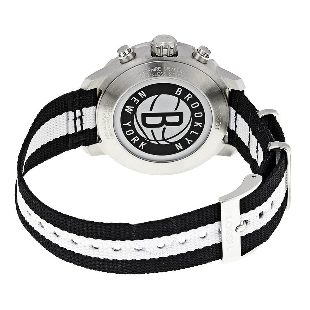  Shop Authentic Tissot Quickster Chronograph NBA Brooklyn Nets Watch For Men - T095.417.17.037.11 - Luxxuri