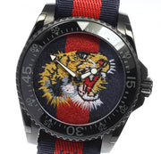  Shop Authentic Gucci Dive Tiger Blue and Red Dial Blue Red Blue Nylon Strap Watch For Men - YA136215 - Luxxuri