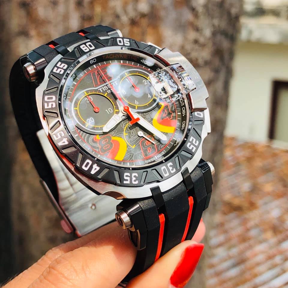  Shop Authentic Tissot T Race Chronograph Stefan Bradl Special Edition Black Dial Black Rubber Strap Watch for Men - T092.417.27.057.02 - Luxxuri