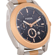  Shop Authentic Fossil Machine Blue Dial Two Tone Steel Strap Watch for Men - FS5037 - Luxxuri