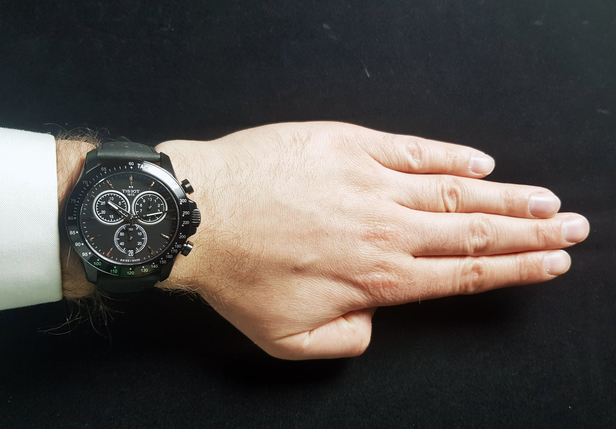  Shop Authentic Tissot V8 Quartz Chronograph 42.5mm Watch For Men - T106.417.36.051.00 - Luxxuri