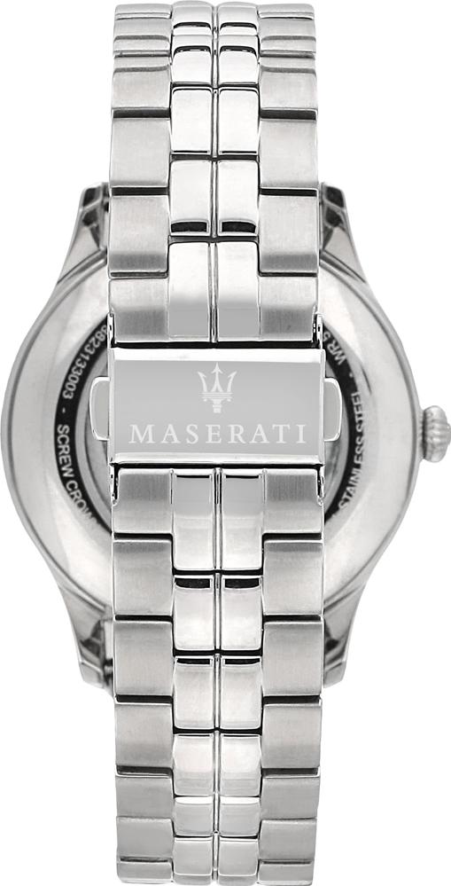  Shop Authentic Maserati Ricordo Automatic Skeleton Silver Dial Silver Steel Strap Watch For Men - R8823133005 - Luxxuri