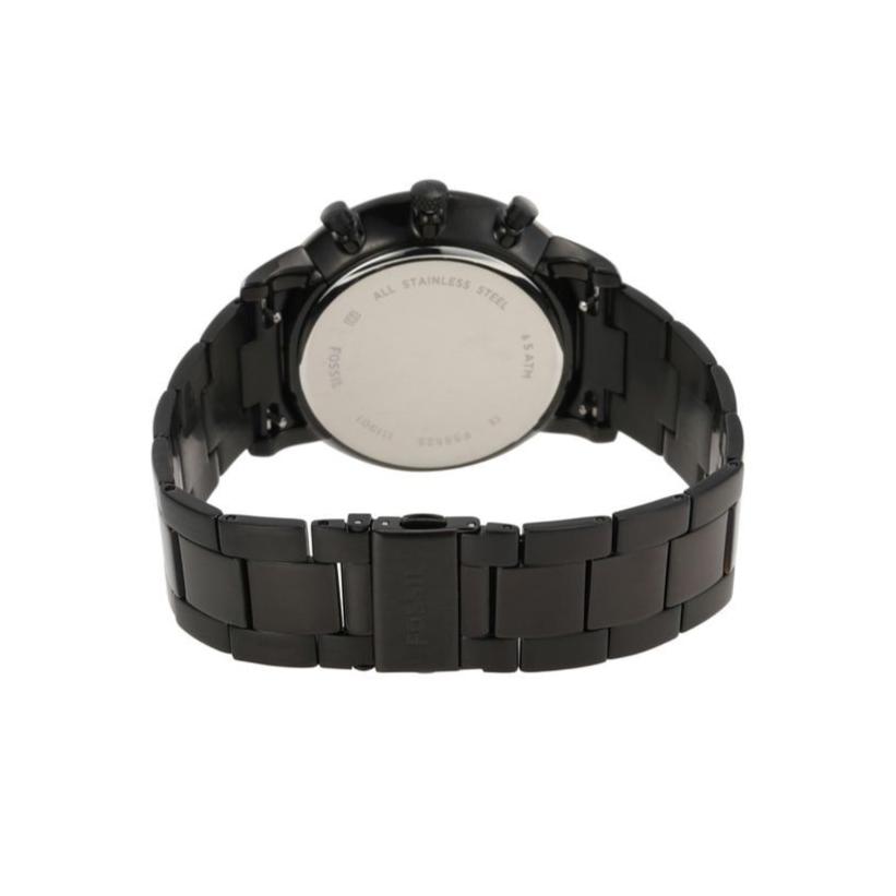  Shop Authentic Fossil Neutra Chronograph Black Dial Black Steel Strap Watch for Men - FS5525 - Luxxuri