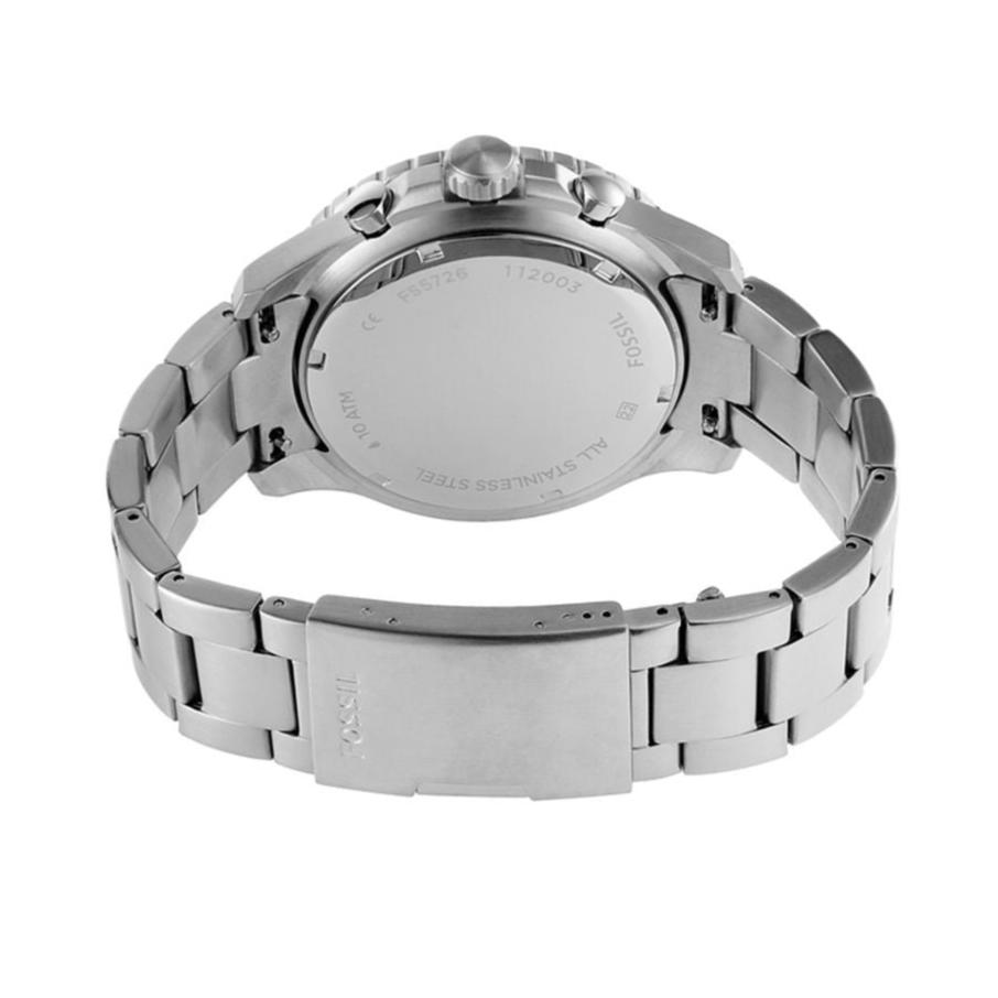  Shop Authentic Fossil FB-03 Chronograph Green Dial Silver Steel Strap Watch for Men - FS5726 - Luxxuri