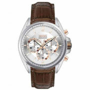  Shop Authentic Hugo Boss Driver Quartz Silver Dial Brown Leather Strap Watch For Men - HB1512881 - Luxxuri