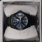  Shop Authentic Citizen Eco Drive Blue Dial Black Steel Strap Watch For Men - AW0024-58LB - Luxxuri