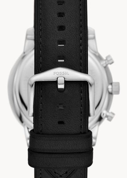  Shop Authentic Fossil Neutra Chronograph White Dial Black Leather Strap Watch for Men - FS6023 - Luxxuri