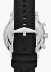  Shop Authentic Fossil Neutra Chronograph White Dial Black Leather Strap Watch for Men - FS6023 - Luxxuri