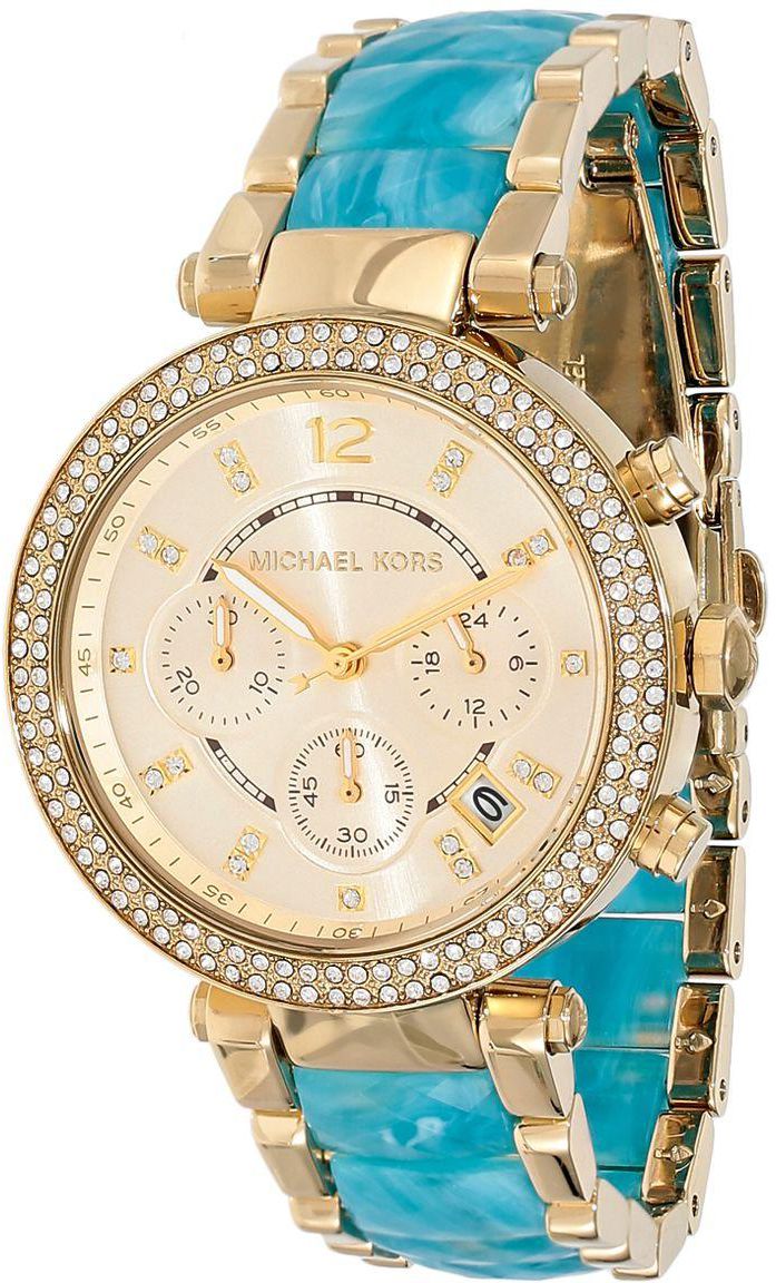  Shop Authentic Michael Kors Parker Gold Dial Two Tone Steel Strap Watch for Women - MK6364 - Luxxuri
