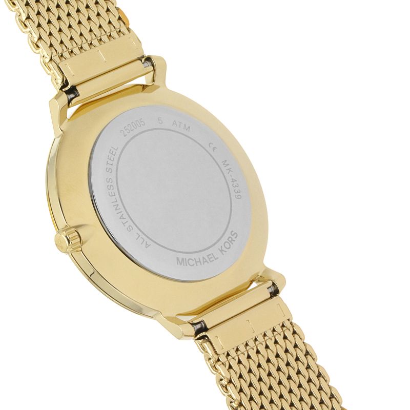  Shop Authentic Michael Kors Pyper Quartz Gold Dial Gold Mesh Strap Watch For Women - MK4339 - Luxxuri
