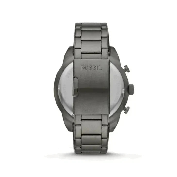  Shop Authentic Fossil Bronson Chronograph Blue Dial Grey Steel Strap Watch for Men - FS5711 - Luxxuri