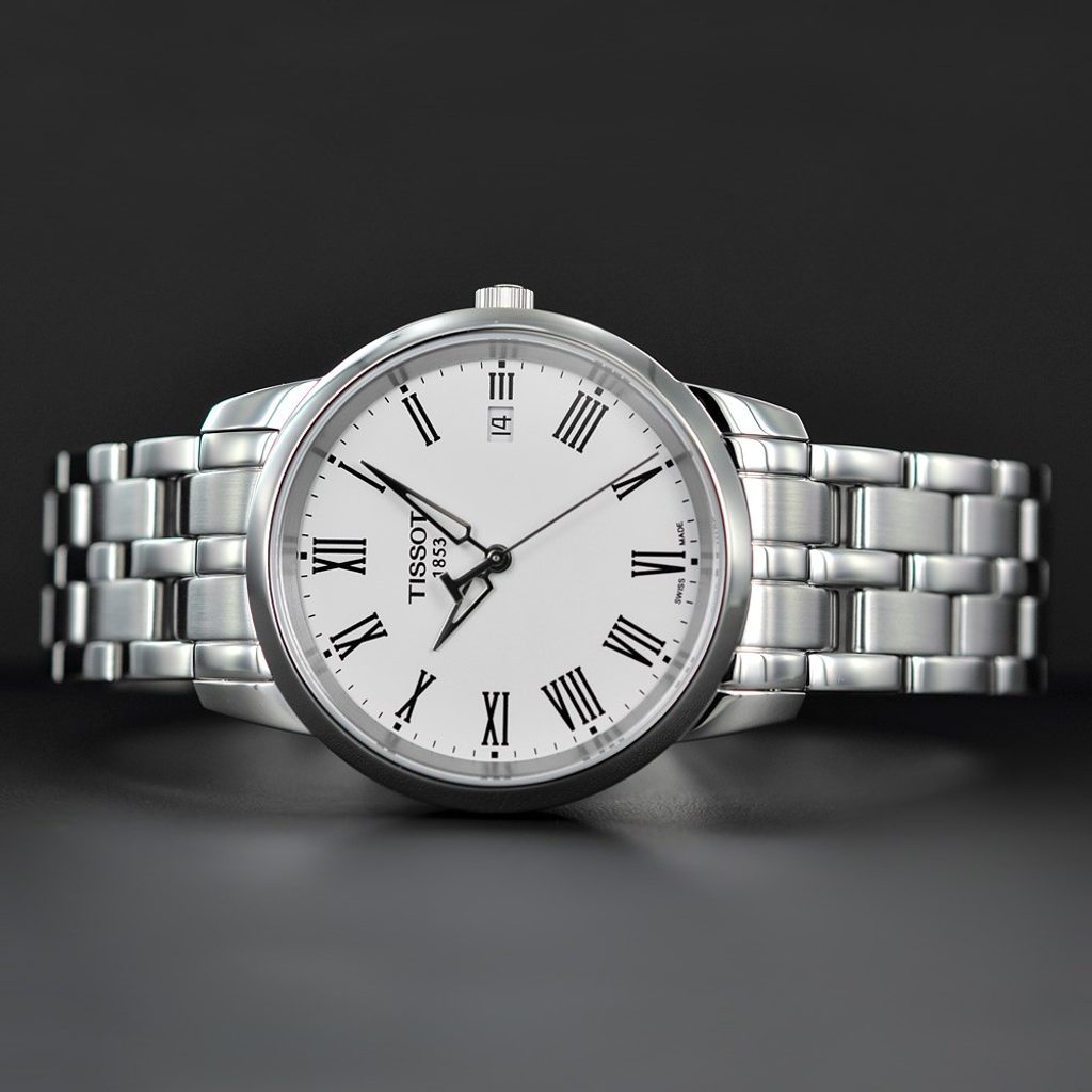  Shop Authentic Tissot T Classic Dream White Dial Silver Steel Strap Watch for Men - T033.410.11.013.01 - Luxxuri